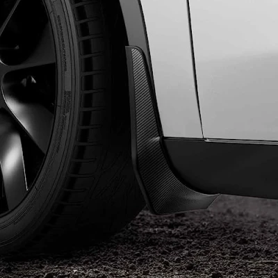 Afbeelding van Spigen Model Y spatlappen tegen spatten, geen boren nodig, sterke taaiheid en duurzaam, 4 stuks