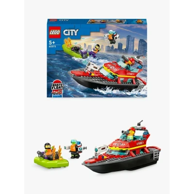 Afbeelding van Lego City Fire 60373 Reddingsboot Brand
