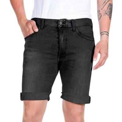 Afbeelding van Replay Jeansshort, Heren, Maat: 29, Dark grey