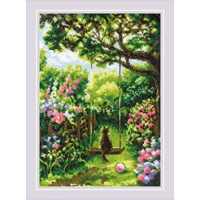 Afbeelding van RIOLIS Garden Swing borduren (pakket) 2114