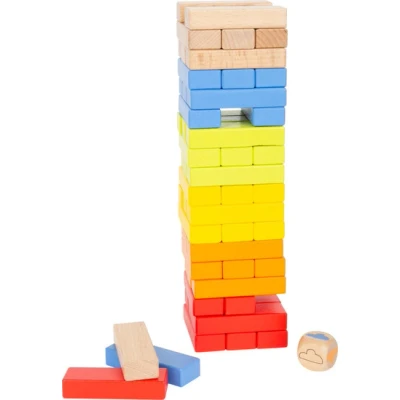 Afbeelding van Small Foot Wiebelige regenboog toren