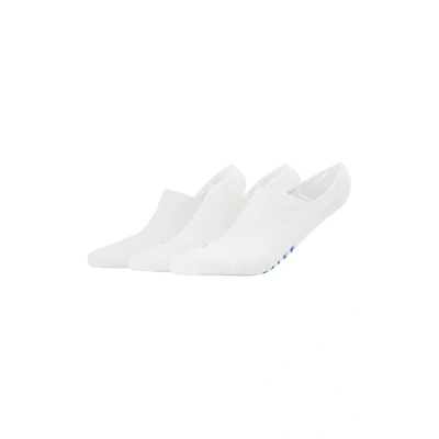 Afbeelding van Falke COOL KICK 3PACK Invisibles Unisex Anatomical Plush SOLE Enkelsokken, Dames, Maat: 46 48, White