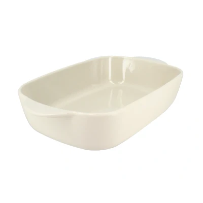 Afbeelding van Ogo Living Octave Ovenschaal 38x23cm Beige Aardewerk
