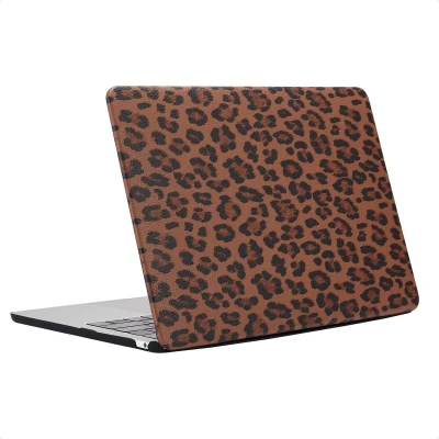 Afbeelding van Selencia Sabi Laptop Cover Geschikt voor MacBook Air 15 inch (2023) / (2024) M3 chip (2025) M4 A2941 A3241 A3114 Mocha Brown