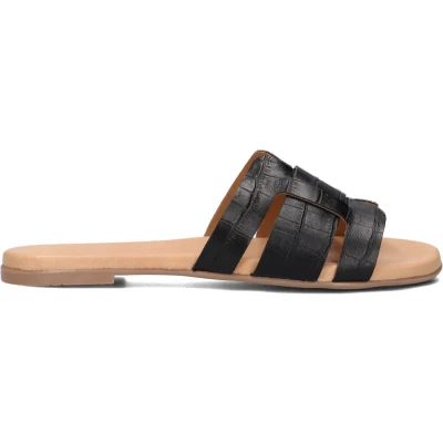 Afbeelding van Notre V Muiltjes, Dames, Maat: 39, Zwart Schoenen