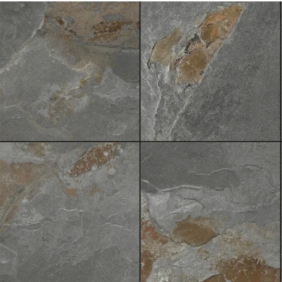 Afbeelding van Keramische tuintegel Varia Antracite 60x60x3cm