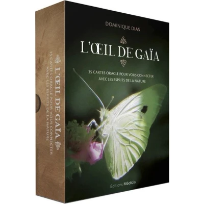 Image de L&#039;oeil de Gaïa 35 cartes oracle pour vous connecter avec les esprits la nature