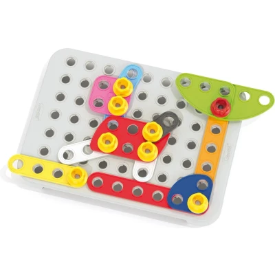Afbeelding van Quercetti Tecno Jumbo Starter Bouwpakket Junior 52 delig