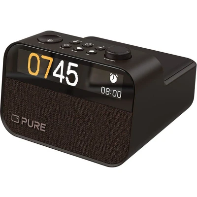 Afbeelding van Pure Moment Charge de ambient slaapgenoot met draadloos opladen, Koffiezwart
