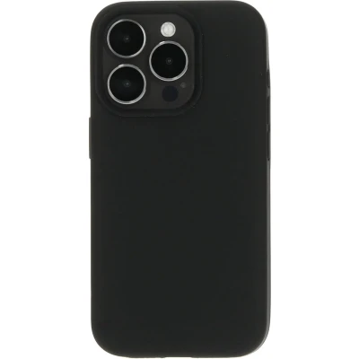 Afbeelding van Mobiparts Silicone Cover Apple iPhone 15 Pro Black (Magsafe Compatible)