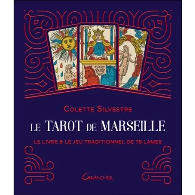 Image de le Tarot de Marseille Coffret livre &amp; jeu traditionnel 78 lames