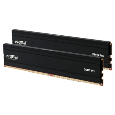 Afbeelding van Crucial CP2K32G56C46U5 Werkgeheugenset voor PC Retail DDR5 64 GB 2 x 32 On die ECC 5600 MHz 288 pins DIMM CL46