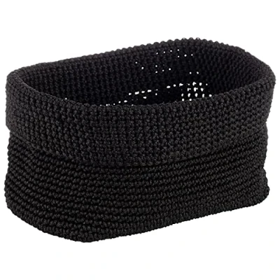 Afbeelding van APS 30396 Gehaakte mand van synthetische vezels, universeel voor brood en kleine huishoudelijke voorwerpen, 20 x 13,5 cm