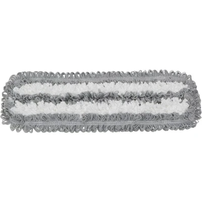 Afbeelding van Vlakmop microvezelkatoen 40x13cm tbv flappen en pocket systeem