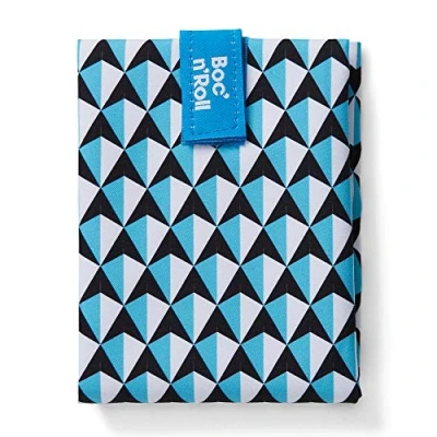 Afbeelding van Roll&#039;Eat Boc&#039;n&#039;Roll Foodwrap herbruikbaar Boterhamzakje Tiles Blue
