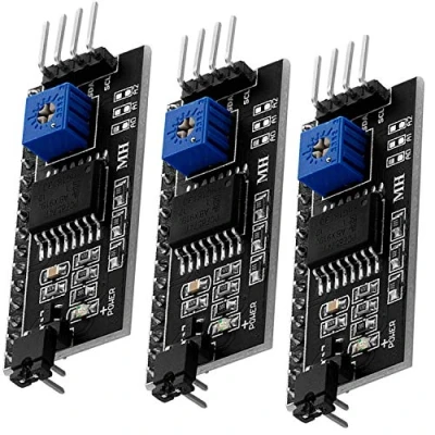 Afbeelding van AZDelivery 3 x I2C seriële adapter Board Module Interface per LCD Display 1602 E 2004 compatibel met Arduino inclusief Book!