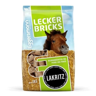 Afbeelding van Eggersmann Lekker Bricks zoethout voor paarden en pony, 1 kg zak