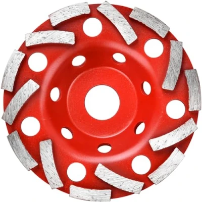 Afbeelding van HATANSE diamantslijpschijf 125 mm x 22,23 dubbele rij voor beton, natuursteen, tegellijm, graniet, metselwerk