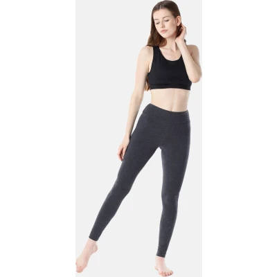 Afbeelding van Merry Style Dames Lange Leggings Sport Vrijetijdsbroek Sporbroek van Katonen Brede Taille MS MS10 429 LE Dunkelmelange S
