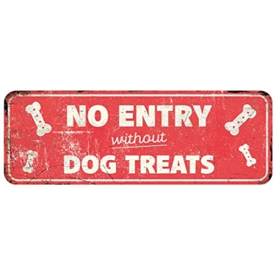 Afbeelding van D&amp;d Home Waakbord Hond Waarschuwingsbord General 2 En 40x13x0,3cm Rood 1st