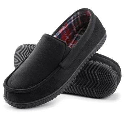 Afbeelding van RockDove M354 herenpantoffels, zwart.