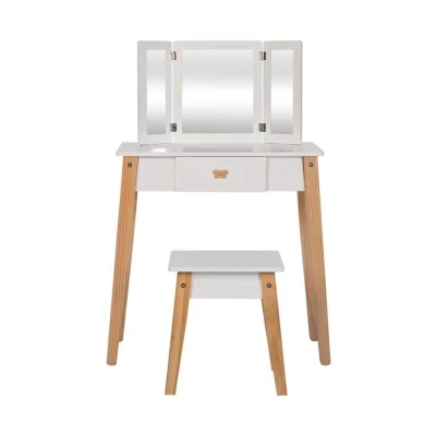 Afbeelding van By ASTRUP Houten Kaptafel met Krukje