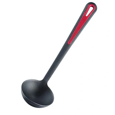 Afbeelding van Westmark Gallant pollepel uit kunststof zwart en rood 31.5x9.2x8.3cm