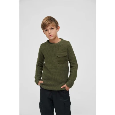 Afbeelding van Brandit Sweater voor kinderen, Maat: 134/140, Olive