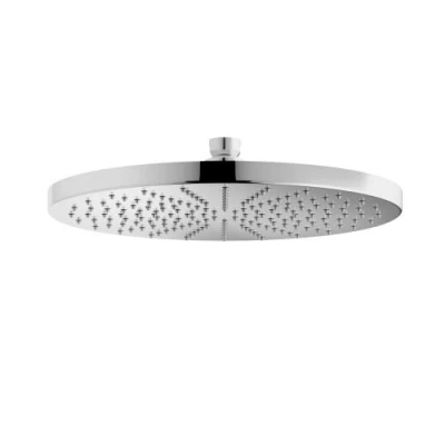 Afbeelding van HotBath Mate hoofddouche 25cm rond nikkel Geborsteld