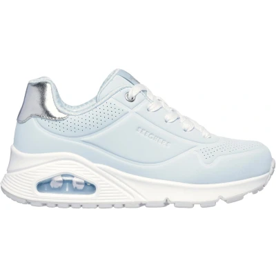 Afbeelding van Skechers Uno Gen1 Shimmer Away Meisjes Sneakers Blauw