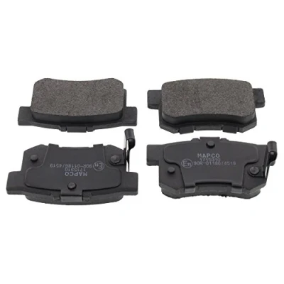 Afbeelding van MAPCO 6529 Remblokkenset Achteras Incl. slijtage waarschuwingscontact Met anti kreukplaat HONDA: CIVIC 7 Hatchback, S2000, 6 Hatchback