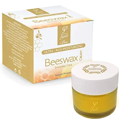 Afbeelding van Vochtinbrengende crème voor de droge huid, 50 ml, 100% natuurlijke en zuivere bijenwas, met vierge olijfolie etherische oliën