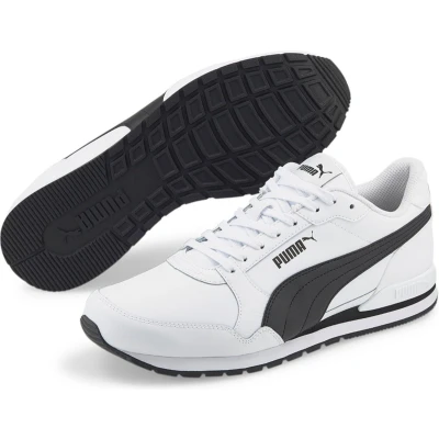 Afbeelding van PUMA St Runner V3 L Sneakers, uniseks, WHITE ZWART