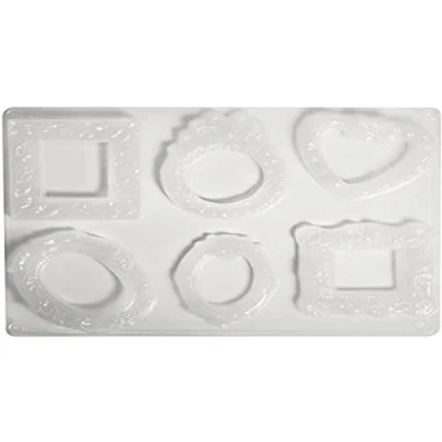 Image de Moule en plastique Cadre photo 7 cm 6 pcs