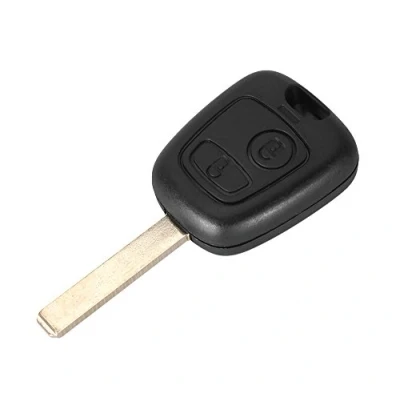 Afbeelding van PHONILLICO Beschermhoes voor Cle Peugeot 107 207 307 Citroen C1 C2 C3 Plip sleutel afstandsbediening 2 toetsen lemmet zonder groef