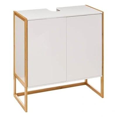 Afbeelding van 5Five® Natureo Wastafel Onderkast met Uitsparing 33x70x80 cm Wit