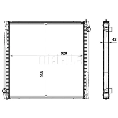 Afbeelding van Mahle Original Radiateur CR 861 000P