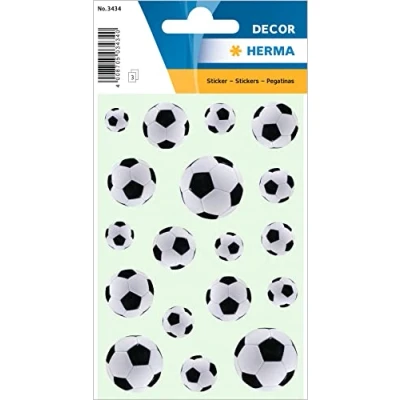 Afbeelding van HERMA stickers DECOR voetballen