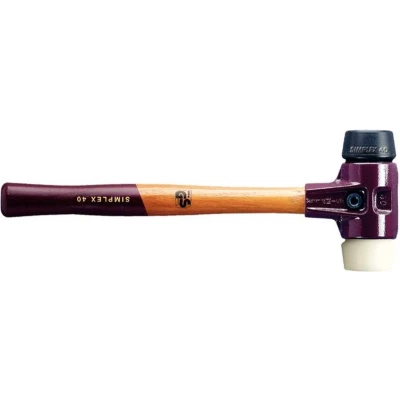 Afbeelding van Halder 3028060 Simplex Hamer Nylon/Rubber Hout 1520gr 60mm