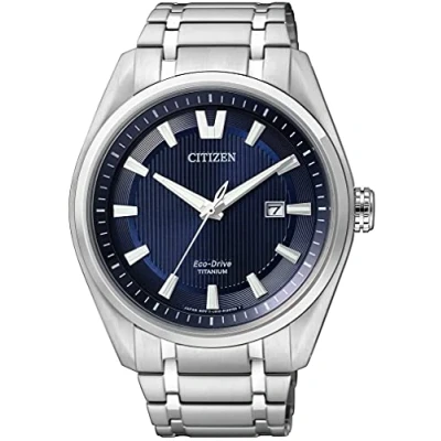 Afbeelding van Citizen Super Titanium Horloge Ø 42 mm Zilverkleurig / Blauw Solar uurwerk
