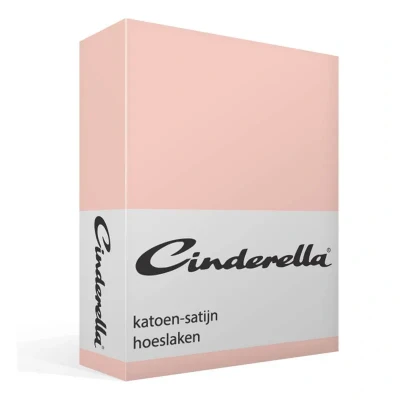 Afbeelding van Cinderella Sundays Hoeslaken Tot 25 cm matrashoogte Satijn 90x200 Soft Terra