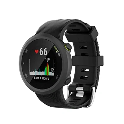Afbeelding van INF Reservearmband van siliconen, compatibel met Garmin Forerunner 45/45S, klassiek