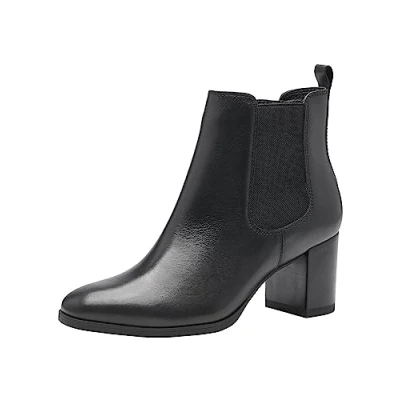 Afbeelding van Tamaris Korte laarzen, Dames, Maat: 40, Black Leer