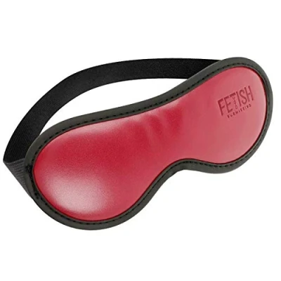 Afbeelding van FETISH SUBMISSIVE DARK ROOM VEGAN LEATHER MASK WITH NEOPRENE LINING BDSM ACCESSORIES