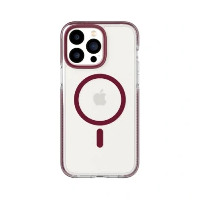 Afbeelding van tech21 iPhone 14 Pro Max Evo Crystal compatibel met MagSafe, transparante hoes, schokabsorberend en krasbestendig, 4,9 m FlexShock multi valbescherming