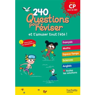 Image de Questions pour réviser Du CP au CE1 Cahier de vacances 2025