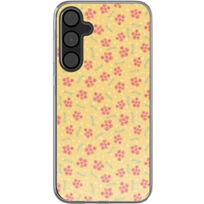Afbeelding van imoshion hoesje Geschikt voor Samsung Galaxy A55 Design Sunny Yellow Petite Flowers