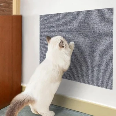 Afbeelding van Tapis griffoir pour chat, autocollant, protection contre les rayures, canapé, arbres à meubles muraux, chat et de 200 x 40 cm