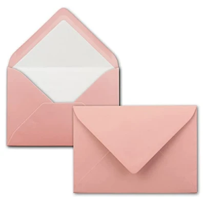Afbeelding van 75 enveloppen DIN C6 11,4 x 16,2 cm, gevoerd met wit zijdepapier 100 g/m² Neuser Paper