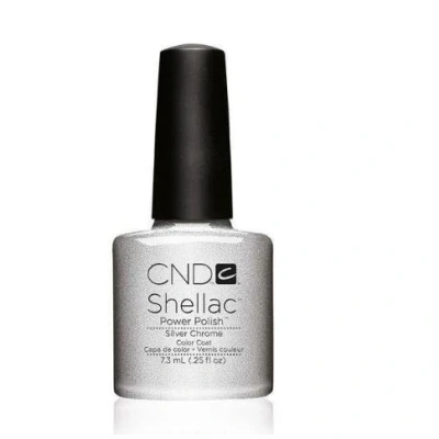 Afbeelding van CND Colour Shellac Gellak Silver Chrome 7,3 ml